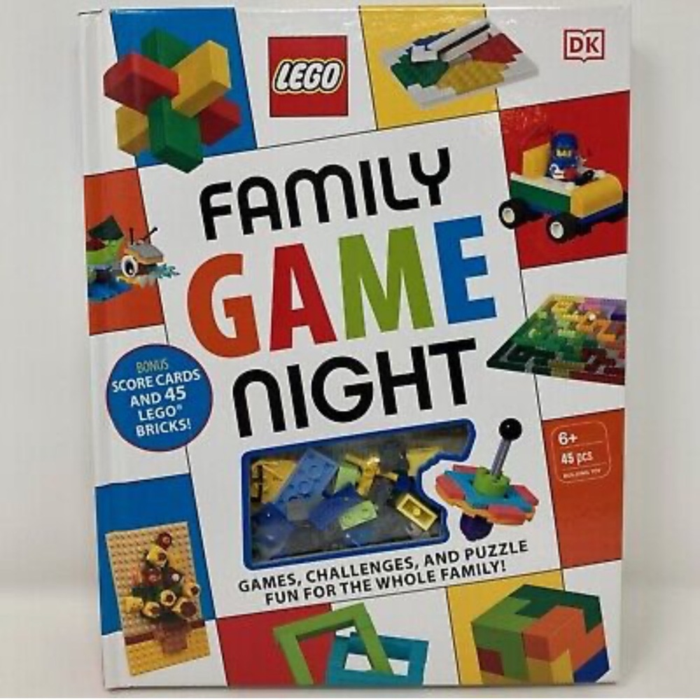 Lego Family Game Night DK Books with 45 Lego Bricks
